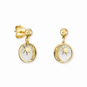 Engelsrufer Sun, Moon & Star Earrings