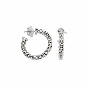 Essentials Earrings - 18ct White gold