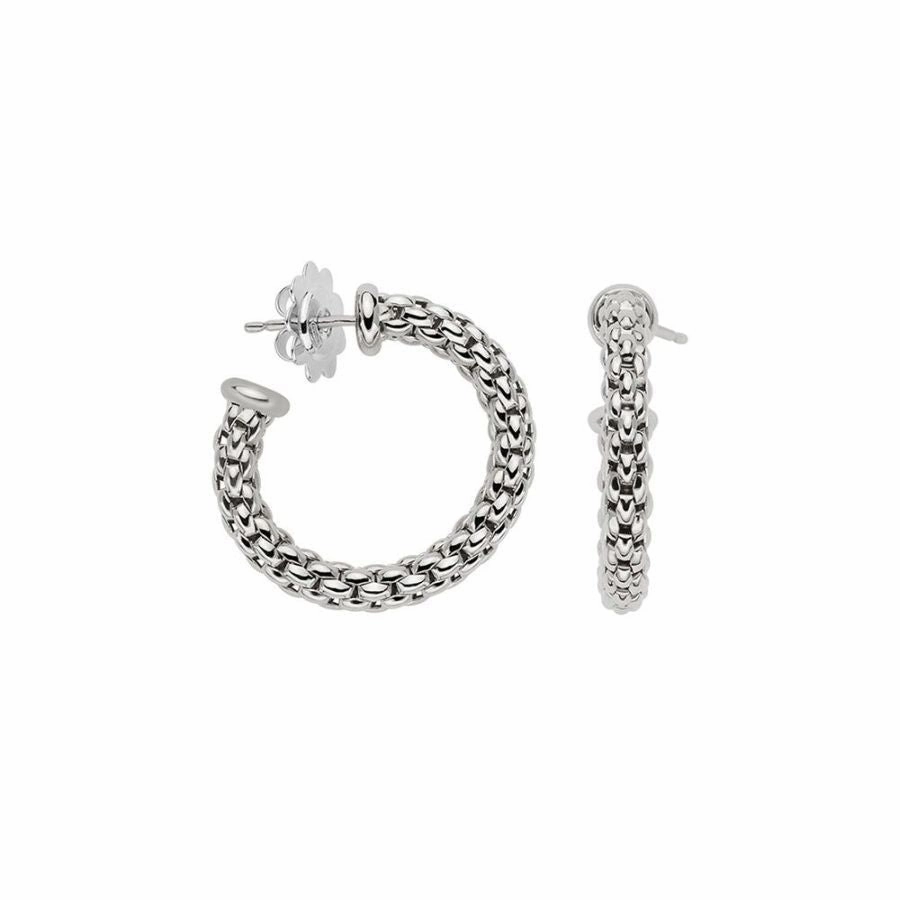 Essentials Earrings - 18ct White gold