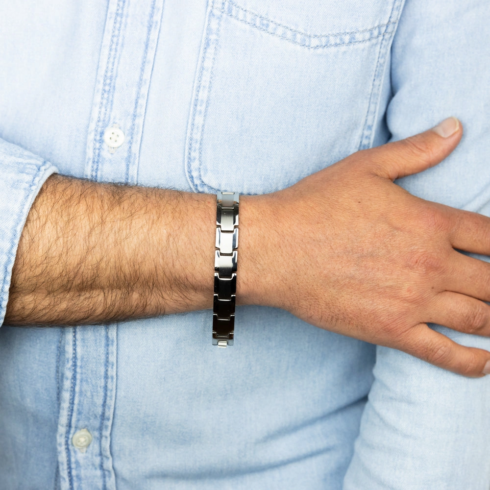 Forte Stainless-Steel Fancy 20.3cm Bracelet