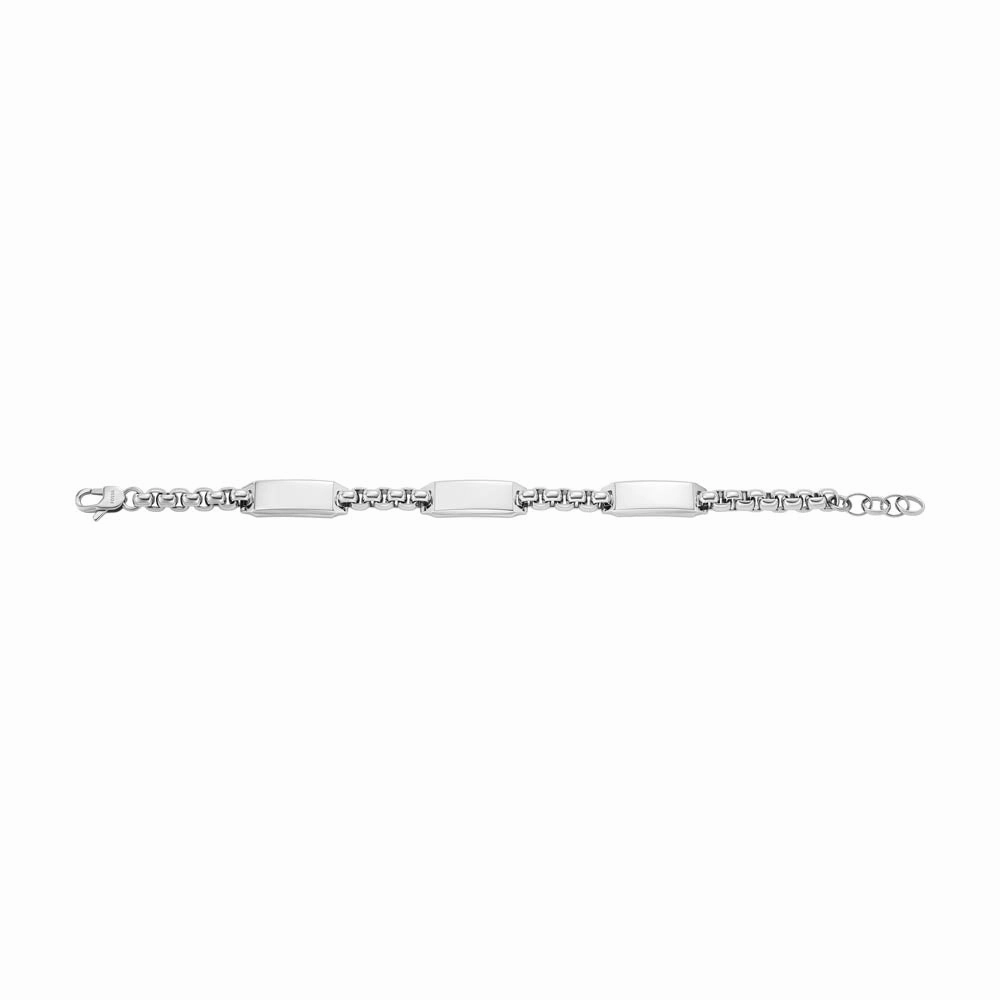 Fossil Stainless Steel Drew ID 22.5cm Bracelet