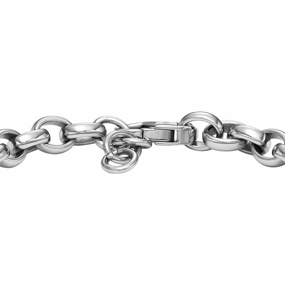 Fossil Stainless Steel Harlow Textured 22cm Bracelet