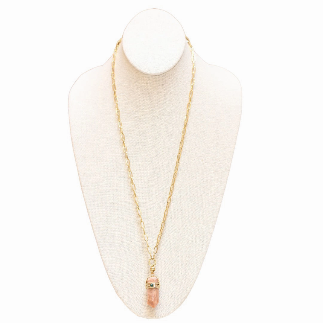 GAS BIJOUX - AVENTURA PENDANT NECKLACE (PINK)