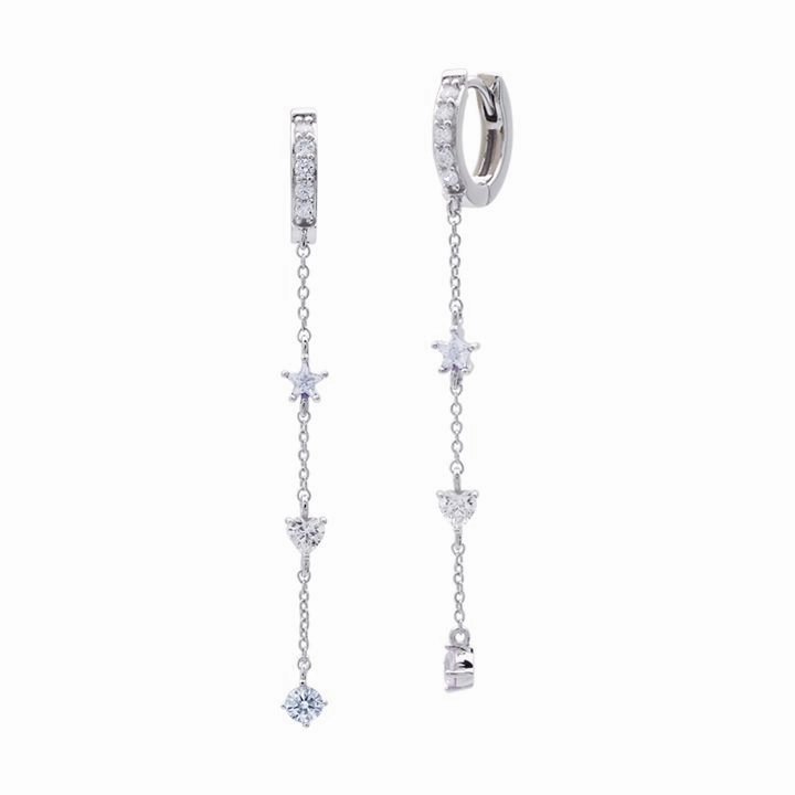 Georgini A Christmas Journey Clara Earrings - Silver