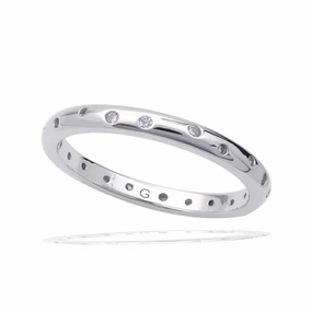 Georgini A Christmas Journey Ellipse Band - Silver