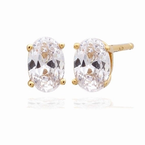 Georgini A Christmas Journey Ellipse Earrings - Gold