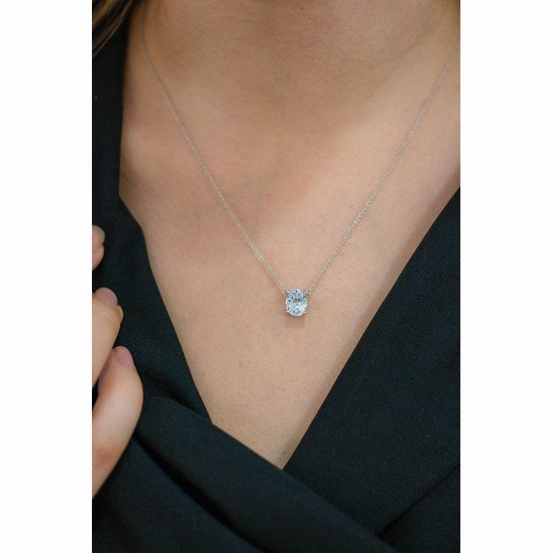 Georgini A Christmas Journey Ellipse Pendant - Silver