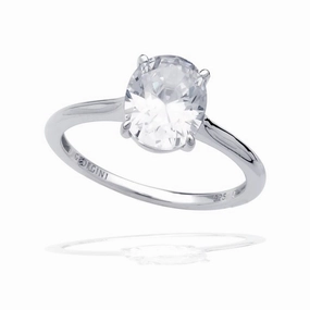 Georgini A Christmas Journey Ellipse Solitaire - Silver
