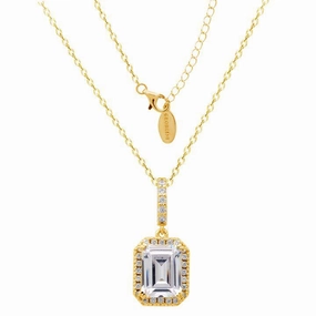 Georgini A Christmas Journey Violet Pendant - Gold