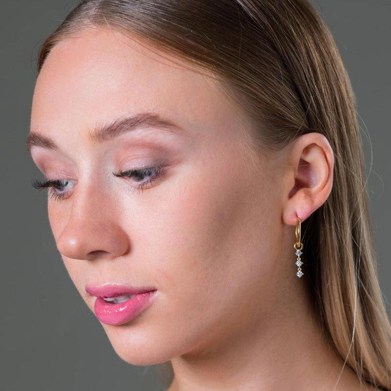 Georgini Georgini Summer Sorbet Matcha Magic Earrings Gold