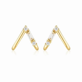 Georgini Georgini The Layered Edit Tiga Earrings Gold