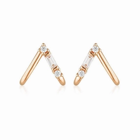 Georgini Georgini The Layered Edit Tiga Earrings Rose Gold