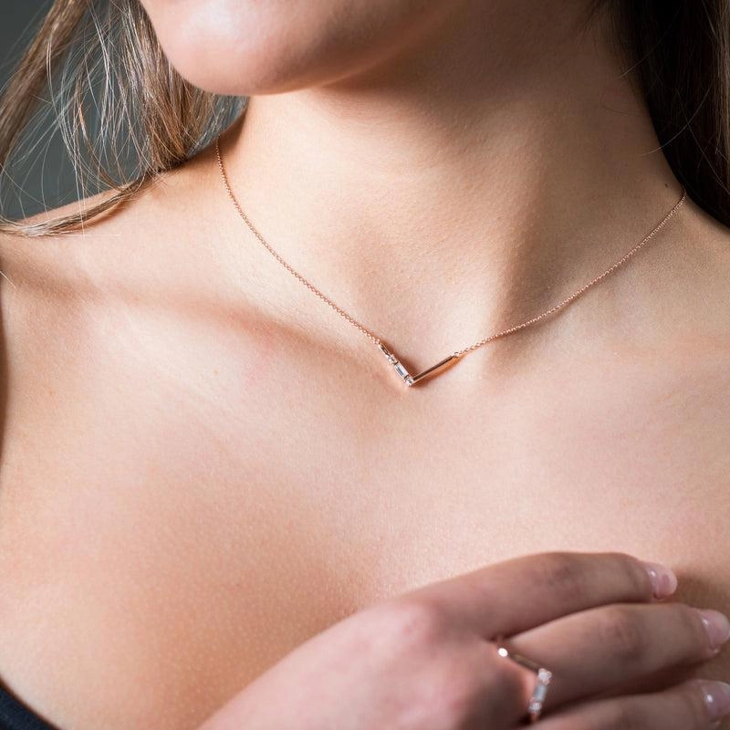 Georgini Georgini The Layered Edit Tiga Necklace Rose Gold