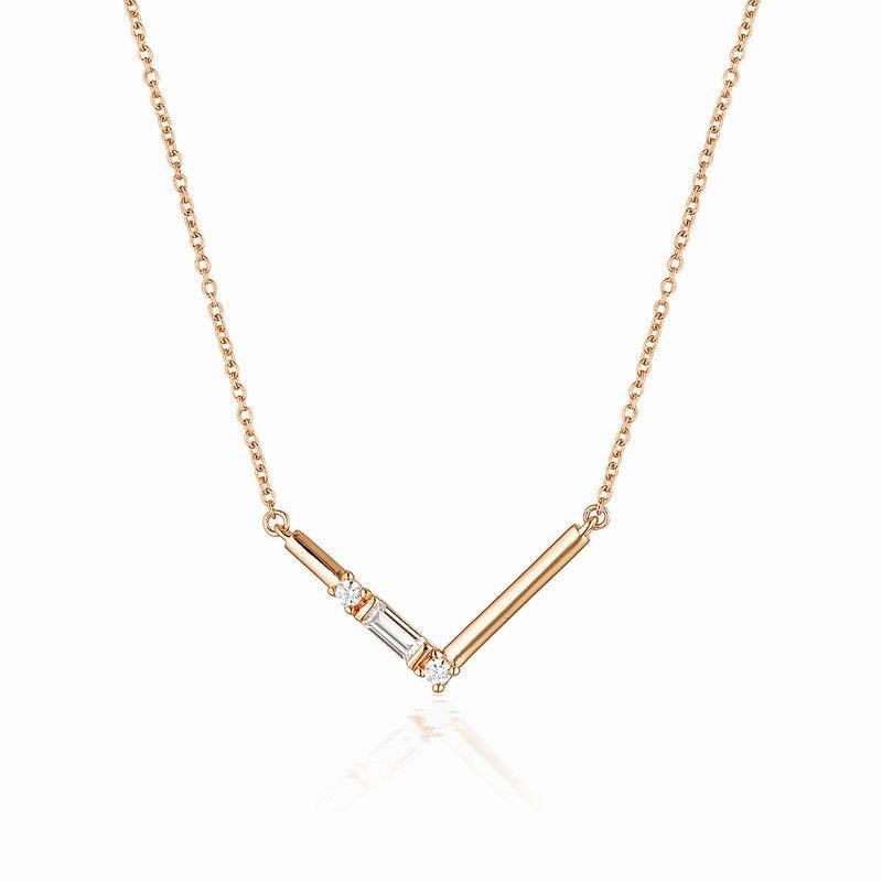 Georgini Georgini The Layered Edit Tiga Necklace Rose Gold