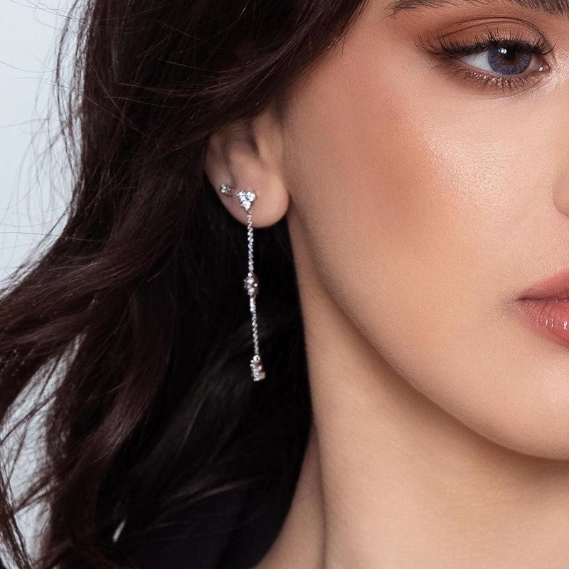 Georgini Georgini The Layered Edit Trois Earrings Silver