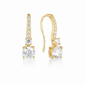 Georgini Iconic Bride Daphne Gold Earrings