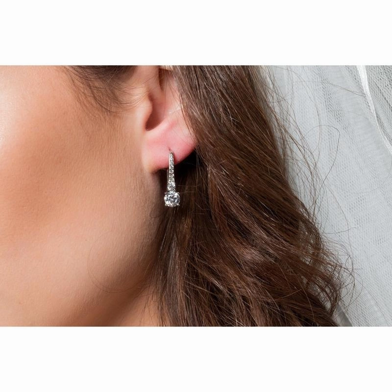 Georgini Iconic Bride Daphne Silver Earrings