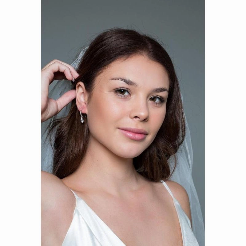 Georgini Iconic Bride Daphne Silver Earrings