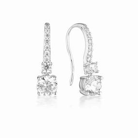 Georgini Iconic Bride Daphne Silver Earrings