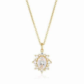 Georgini Iconic Bride Eloise Gold Pendant