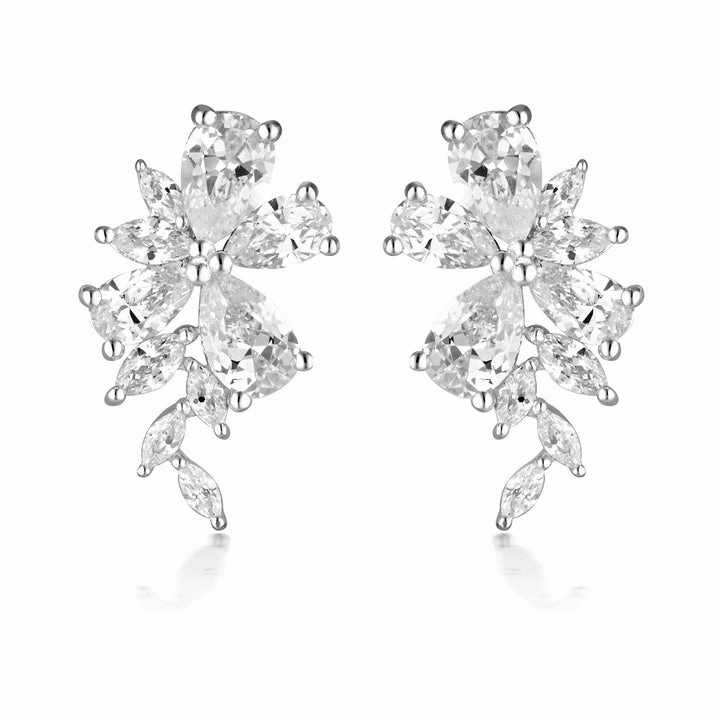 Georgini Iconic Bride Hyacinth Silver Earrings