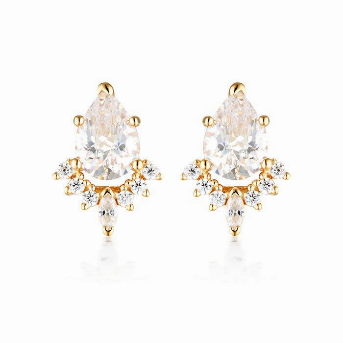 Georgini Iconic Bride Penelope Gold Earring