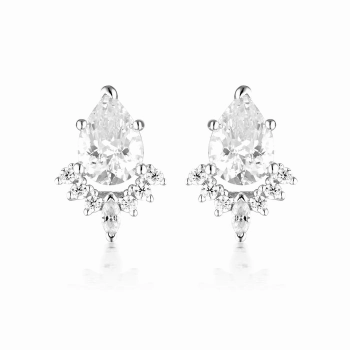Georgini Iconic Bride Penelope Silver Earring