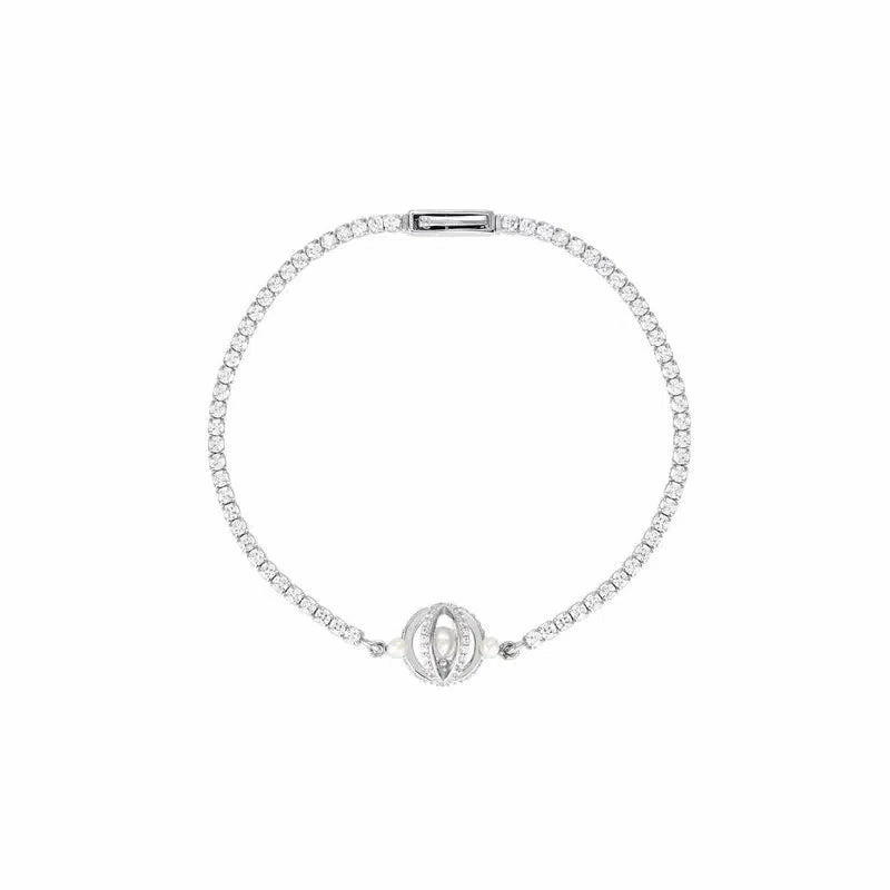 Georgini Majesty Freshwater Pearl Bracelet - Silver