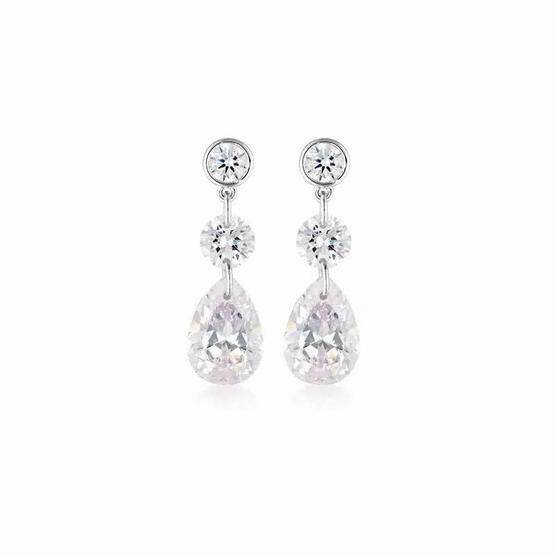 Georgini Mirage Augusta Earrings - Silver