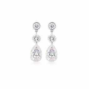 Georgini Mirage Augusta Earrings - Silver