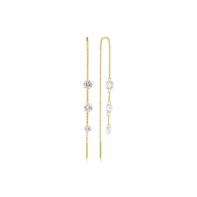 Georgini Mirage Ethereal Threader Earrings - Gold