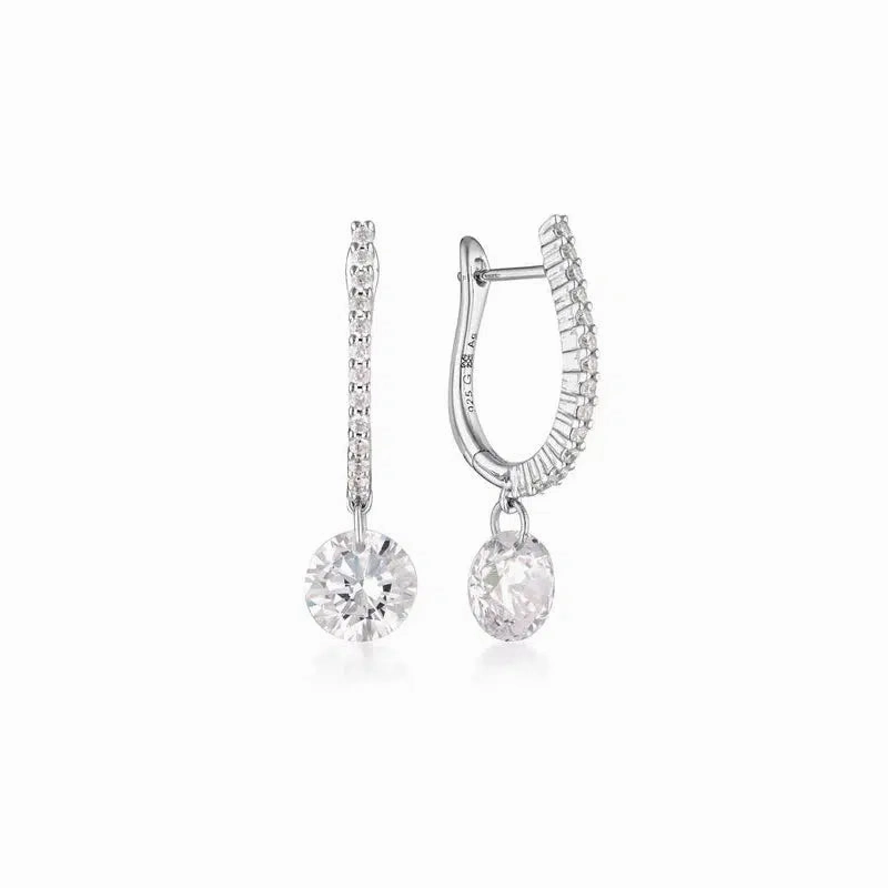 Georgini Mirage Mossman Earrings - Silver
