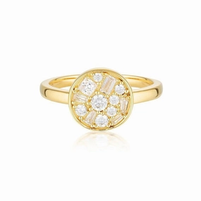 Georgini Mosaic Disc Gold Ring