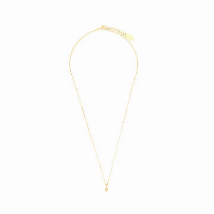 Georgini Natural Opal and Diamond October Pendant - Gold