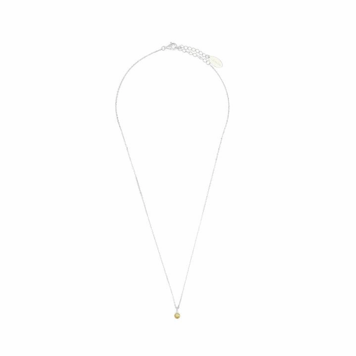 Georgini Natural Peridot and Diamond August Pendant - Silver