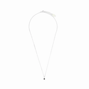 Georgini Natural Sapphire and Diamond September Pendant - Silver