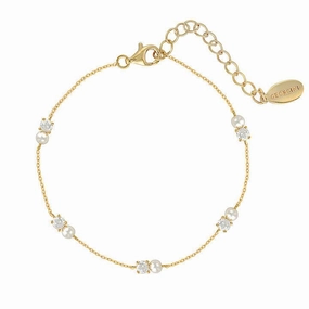 Georgini Noel Nights Snow Drop Bracelet - Gold