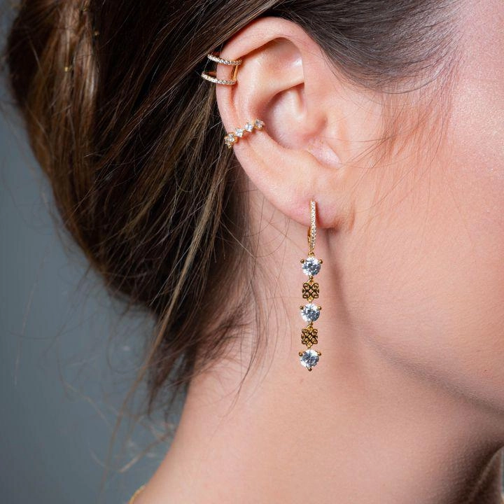 Georgini Signature History Earrings - Gold