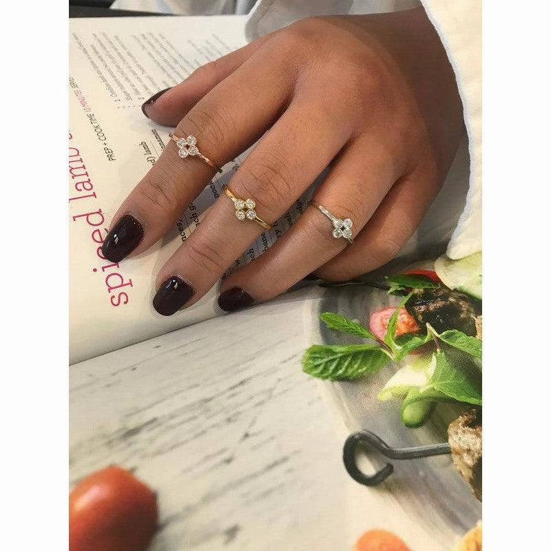 Georgini Stellar Lights Silver Twinkle Ring