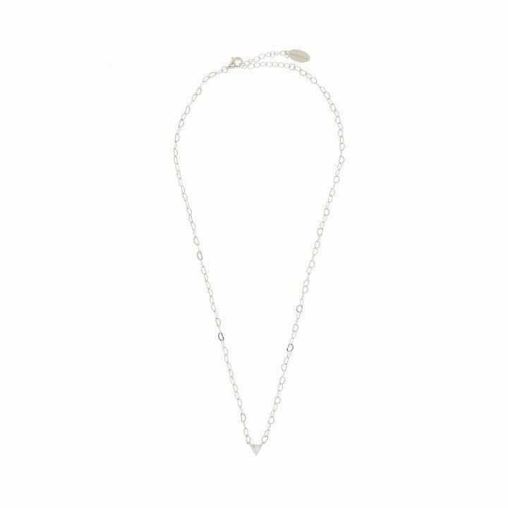 Georgini Sweetheart Heart Chain Necklace - Silver