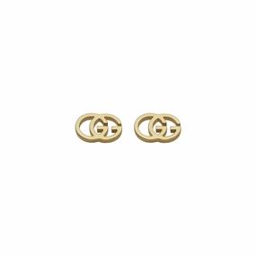 GG RUNNING YELLOW GOLD STUD EARRINGS