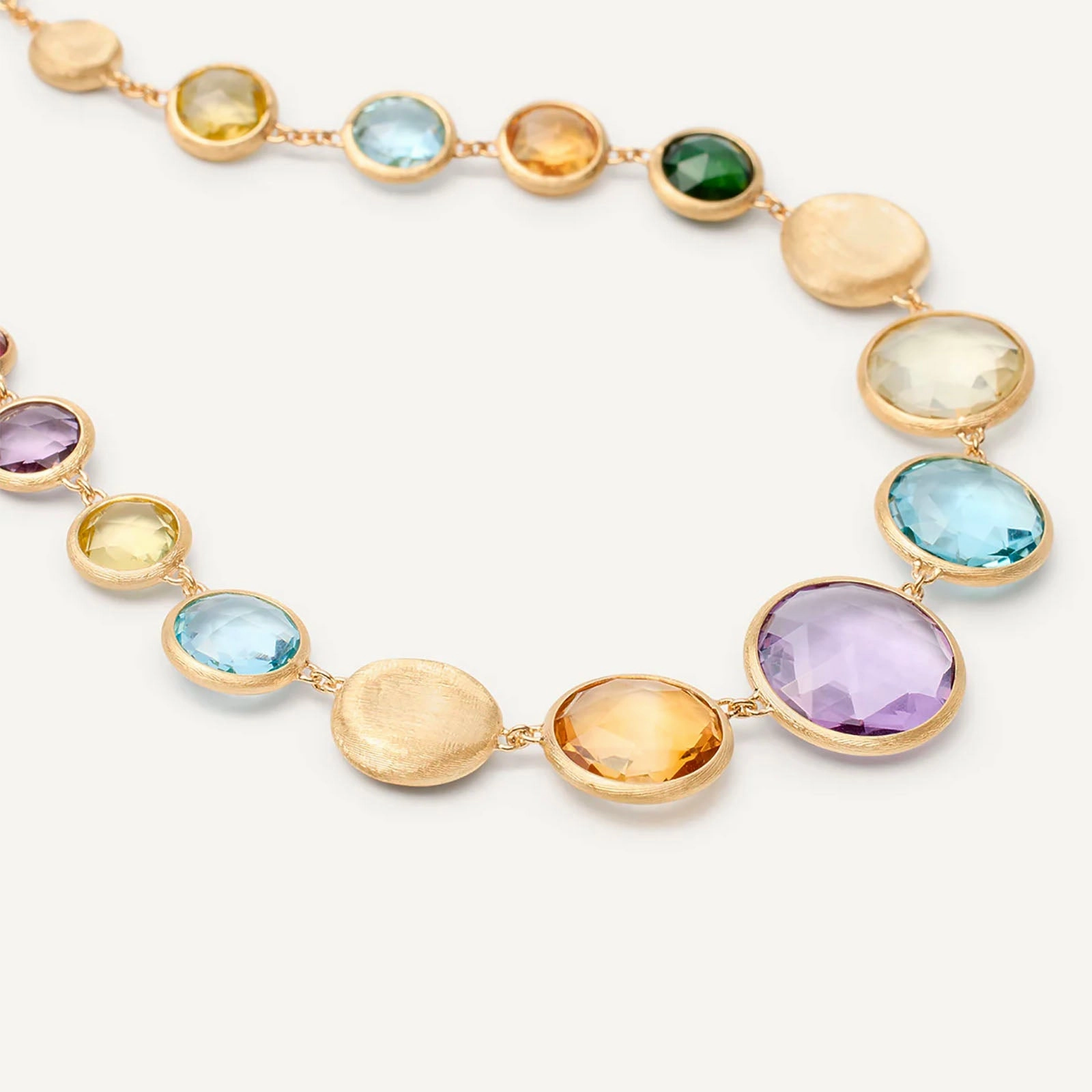 Graduated Mixed Gemstone Collar