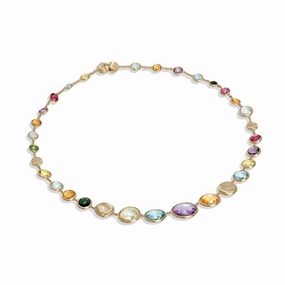Graduated Mixed Gemstone Collar