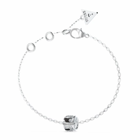Guess Stainless Steel Jungle Circle Enamel Bracelet