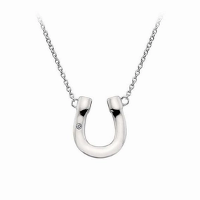 HD Silver Lucky Horseshoe Necklace