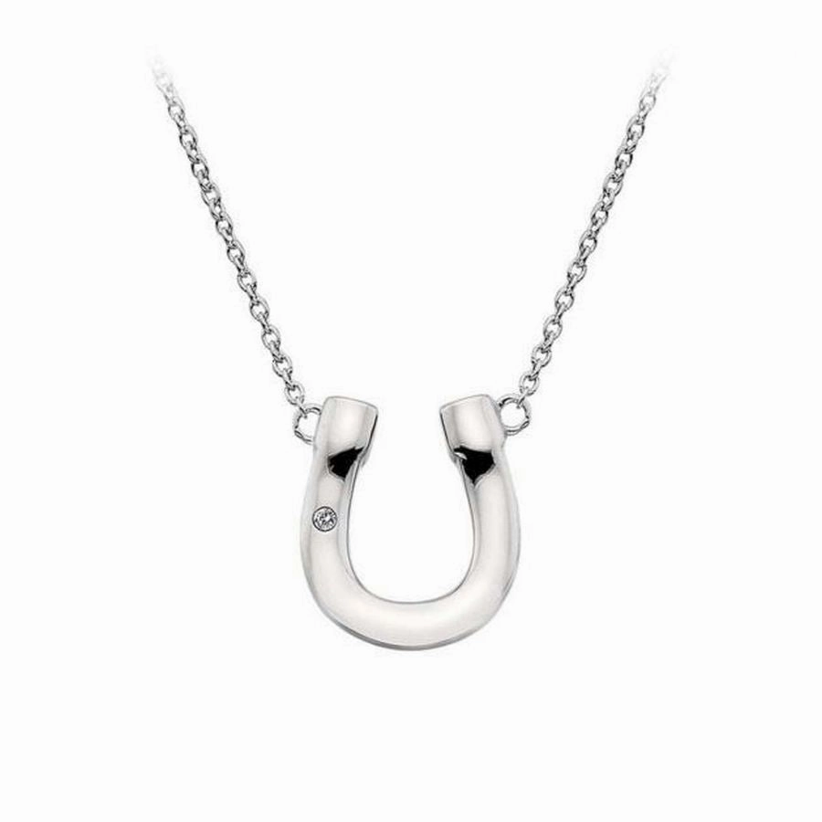 HD Silver Lucky Horseshoe Necklace