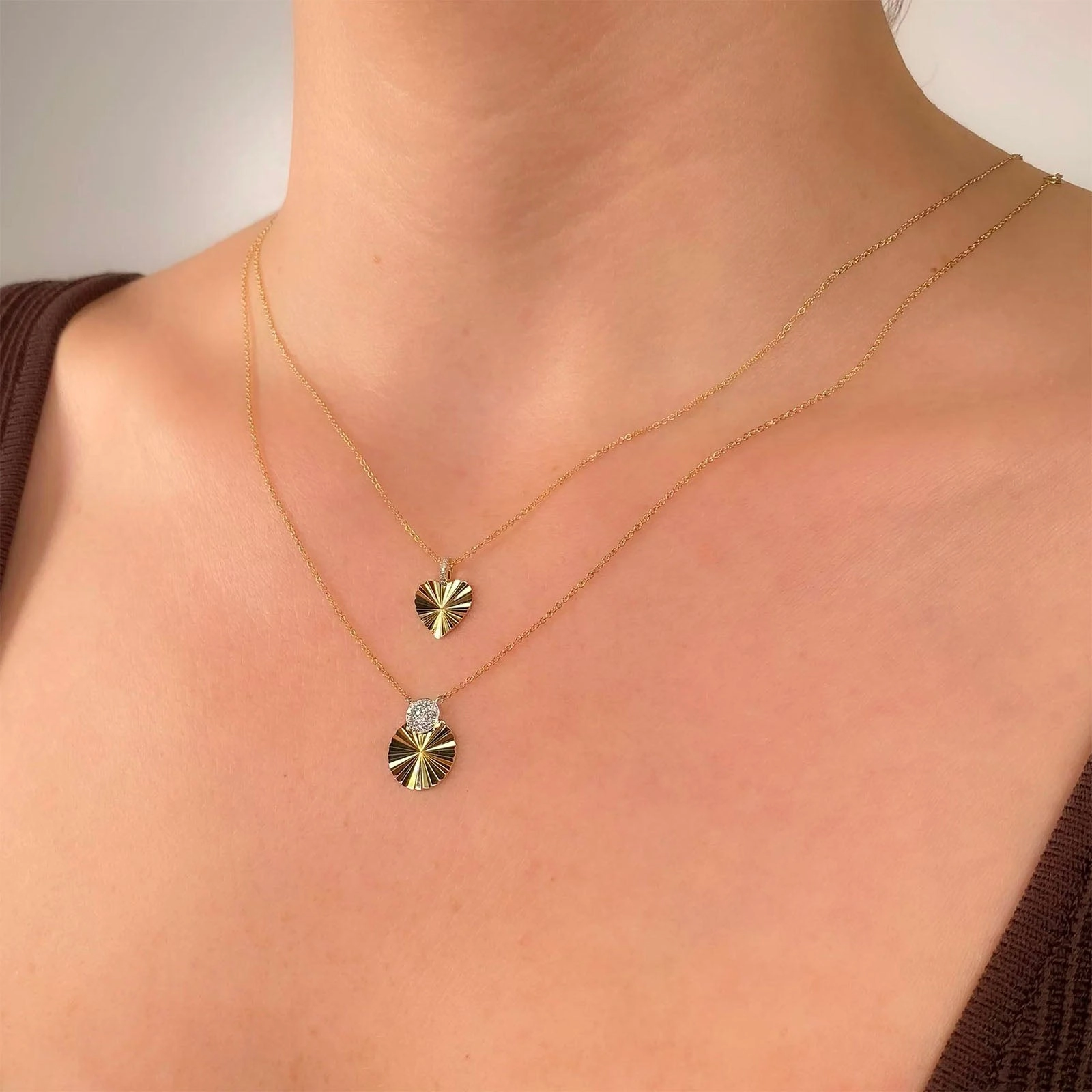Heart Pendant with Diamonds