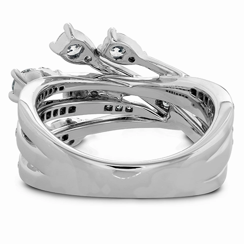 Hearts On Fire Aerial Cross Over Right Hand Diamond Ring