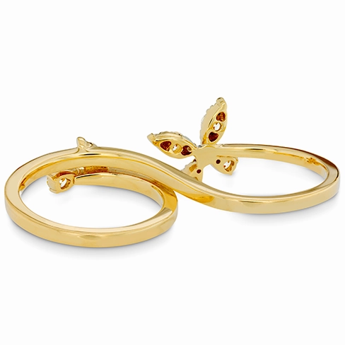 Hearts On Fire Aerial Diamond Double Ring