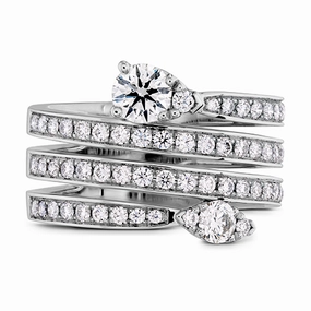Hearts On Fire Aerial Four Row Right Hand Diamond Ring